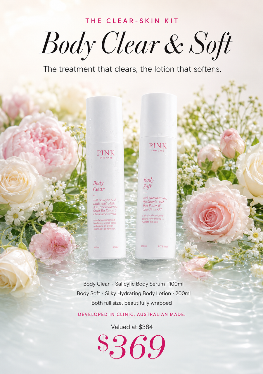 Body Clear and Soft kit, Pink Skin Care