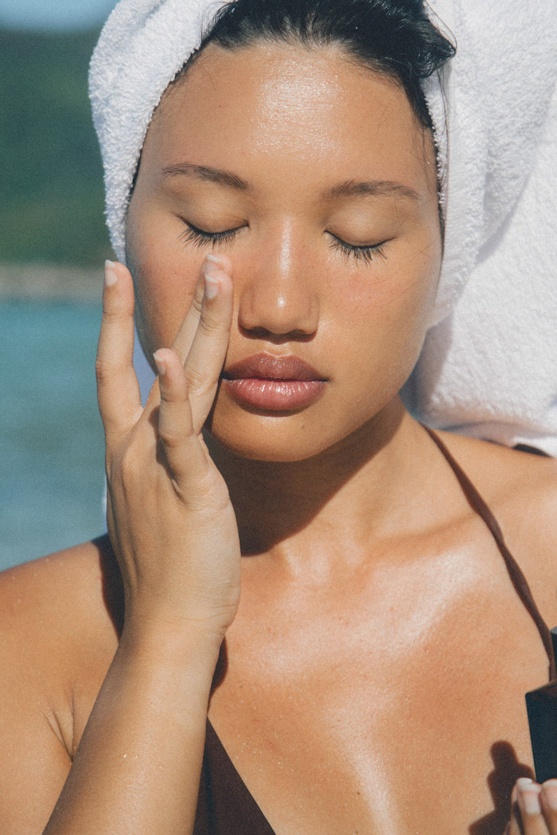 Woman with clear bright even skin tone after Fotona Angel White laser skin brightening treatment at Pink Laser Clinics Melbourne