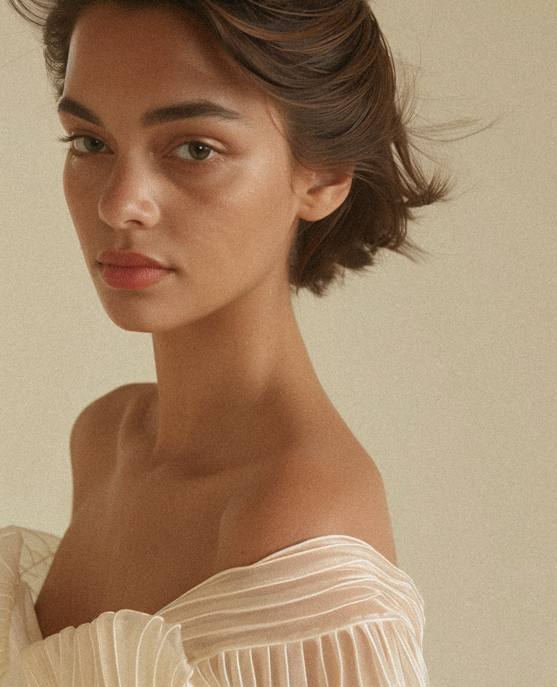 Editorial portrait, skin in soft natural light, Pink Laser Clinics