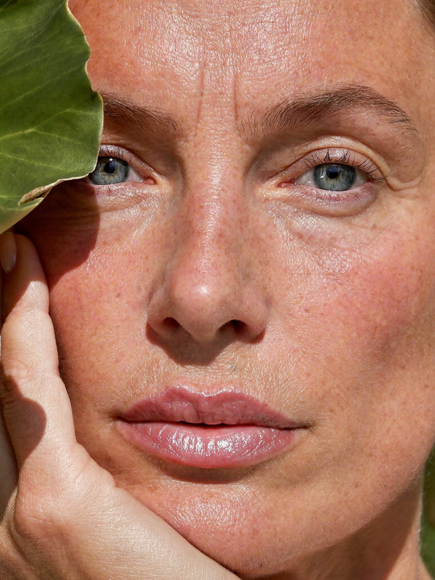 Close portrait of natural facial redness in soft light, Rosacea and Redness Package at Pink Laser Clinics
